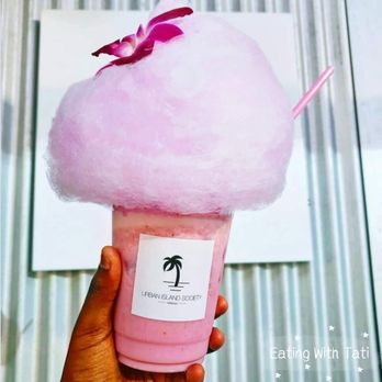 Urban Island Society - Strawberry lemon milk with cotton candy - Women's Clothing Near Me - Honolulu, Hawaii