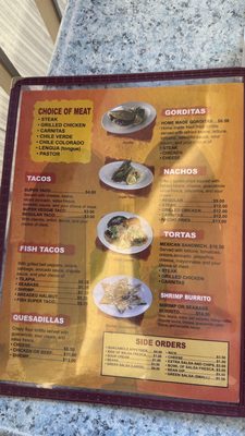 Menu photo 2 La Cueva Mex Grill Saratoga, CA