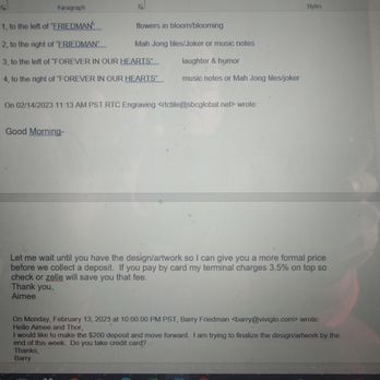 RTC Memorials & Engraving - #1 of email string - Engraving Near Me - La Habra, California