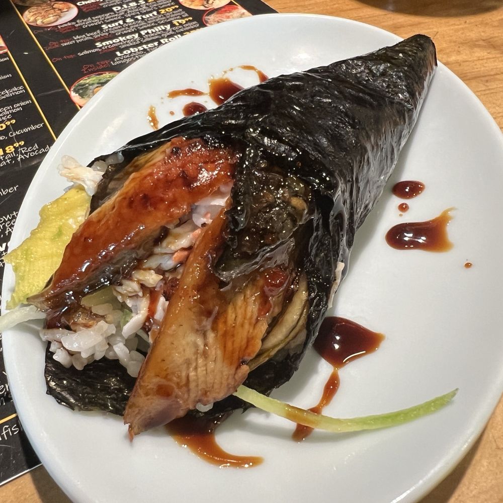 Shin’s Sushi - Eel Handroll - Sushi Bars Near Me - San Luis Obispo, California Shin’s Sushi - Eel Handroll - Sushi Bars Near Me - San Luis Obispo, California