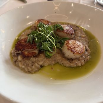 Fleming’s Prime Steakhouse & Wine Bar - Jumbo Scallops with Wild Mushroom Risotto - Steakhouses Near Me - Pasadena, California Fleming’s Prime Steakhouse & Wine Bar - Jumbo Scallops with Wild Mushroom Risotto - Steakhouses Near Me - Pasadena, California