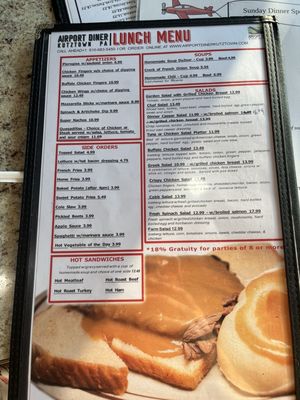 Menu photo 3 Airport Diner Kutztown, PA Menu photo 3 Airport Diner Kutztown, PA