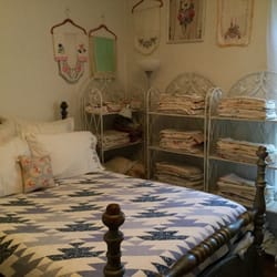 The White House - The linen room is the most photographed room. This is where we take all the photos of the quilts, bedspreads and chenilles.