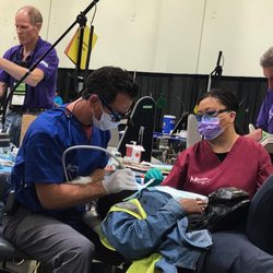 Endodontic Associates - Rockstar EAL team members volunteering at the Minnesota Mission of Mercy.