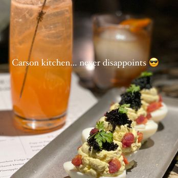 Carson Kitchen - Devil's eggs and Communication breakdown - New American Near Me - Las Vegas, Nevada Carson Kitchen - Devil's eggs and Communication breakdown - New American Near Me - Las Vegas, Nevada