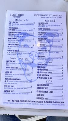 Menu photo 2 Blue Dog Bistro Ocean Springs, MS Menu photo 2 Blue Dog Bistro Ocean Springs, MS