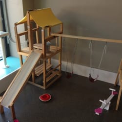 Sweet P Doll Studio - Doll swing set!
