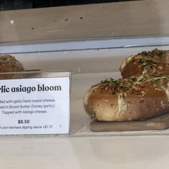 Bloom Bagels - It's delicious taste just like garlic bread add cream cheese = delicious - Bagels Near Me - Campbell, California Bloom Bagels - It's delicious taste just like garlic bread add cream cheese = delicious - Bagels Near Me - Campbell, California
