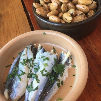 Solterra Winery & Kitchen - BOQUERONES AND ROSEMARY ALMONDS - Wine Bars Near Me - Encinitas, California