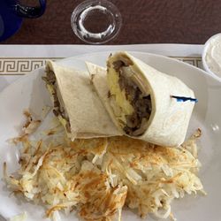 Sophias Kitchen - Burrito with shaved lamb