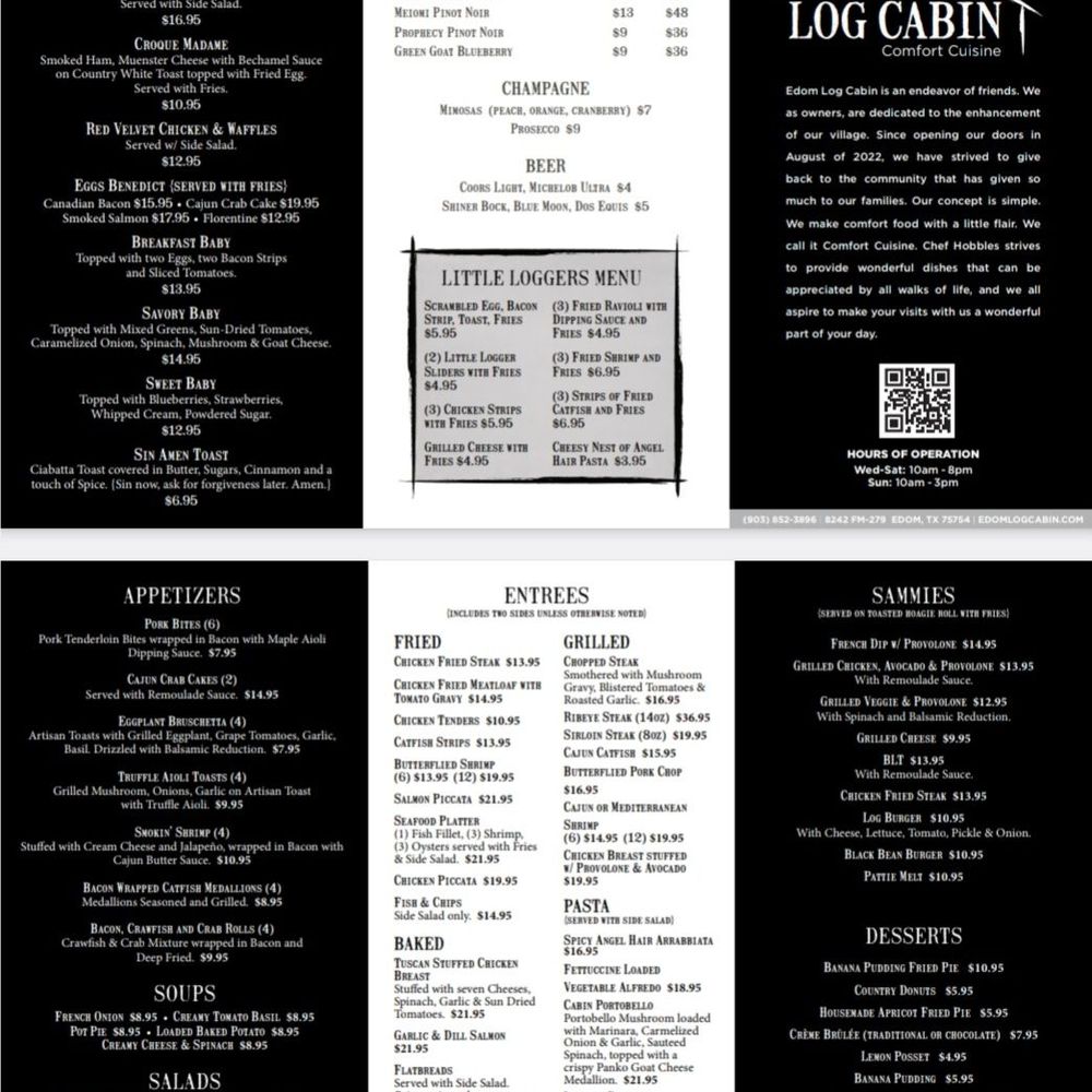 Menu 2025