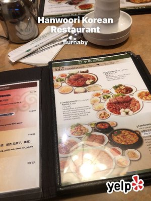 Menu photo 5 Hanwoori Korean Restaurant Burnaby, BC