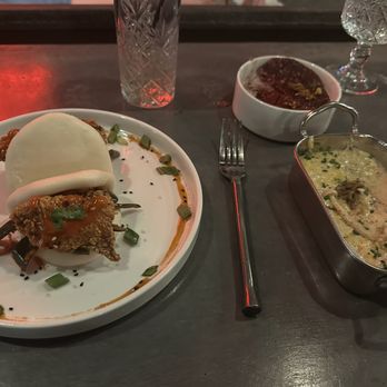 Redcan - Korean BBQ Fried Chicken Bao Buns, Grits, Roasted Beets - Diners Near Me - Hartford, Vermont
