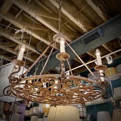 Enchanted Lighting - Handmade iron chandelier with 8 arms