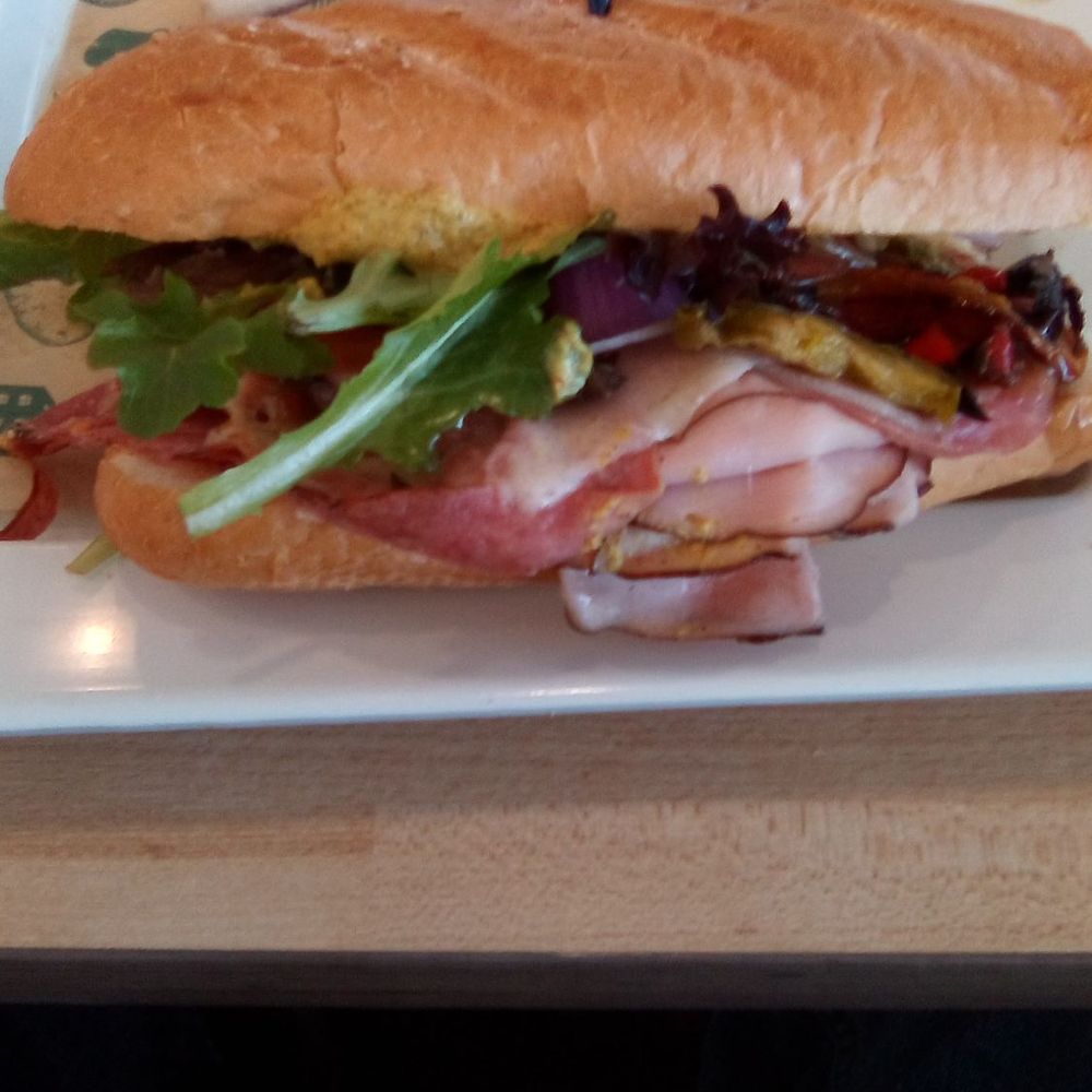 The 12 inch Italian sandwich at McAlister's Deli The 12 inch Italian sandwich at McAlister's Deli