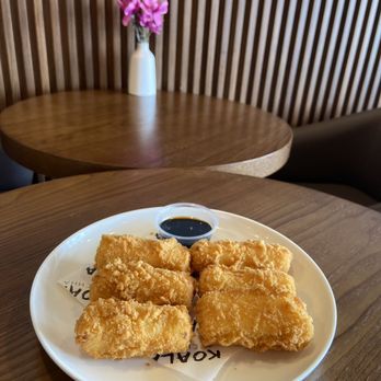 Koala Bakery & Cafe - a plate of fried tofu - Bubble Tea Near Me - Bryan, Texas Koala Bakery & Cafe - a plate of fried tofu - Bubble Tea Near Me - Bryan, Texas