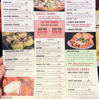OXO - Menu, August 2026 - Sports Bars Near Me - Springfield, Missouri OXO - Menu, August 2026 - Sports Bars Near Me - Springfield, Missouri