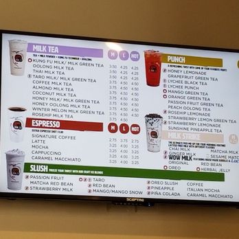 Kung Fu Tea - Menu - Coffee & Tea Near Me - Omaha, Nebraska Kung Fu Tea - Menu - Coffee & Tea Near Me - Omaha, Nebraska