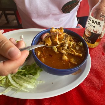 La Chaya - Posole rojo - Mexican Near Me - Cancún, ROO La Chaya - Posole rojo - Mexican Near Me - Cancún, ROO