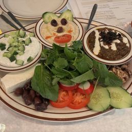 Combo plate appetizer