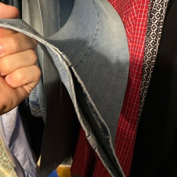 Classic Dry Cleaners - I'm no genius but I think that the seams on the side of the jeans are supposed to be together, now I'm going to have a crease on the side. - Laundry Services Near Me - Corinth, Texas