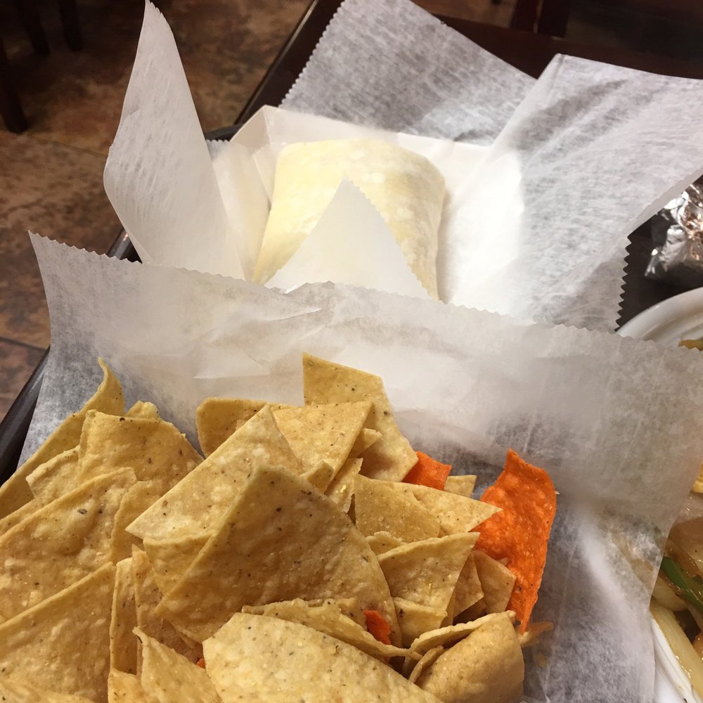 Vallarta Mexican Grill - Fish Burrito with chips and salsa. Yummy!!!!! - Mexican Near Me - Hauppauge, New York Vallarta Mexican Grill - Fish Burrito with chips and salsa. Yummy!!!!! - Mexican Near Me - Hauppauge, New York
