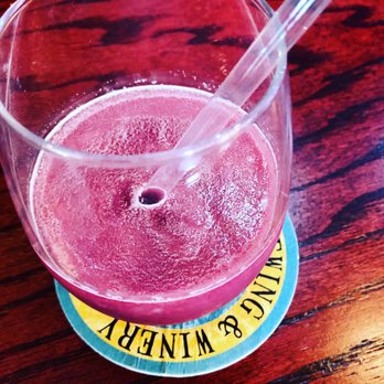 Southern Brewing & Winemaking - Blueberry wine slushie, $5 slushie Saturday - Breweries Near Me - Tampa, Florida