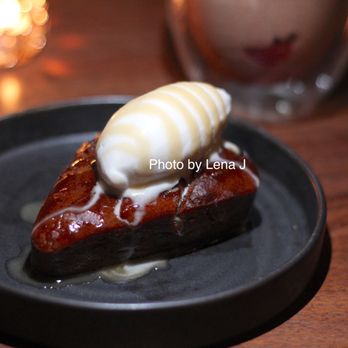 Avelo - Spiced cake with cardamom gelato and caramel sauce ($15) - Vegan Near Me - Toronto, Ontario Avelo - Spiced cake with cardamom gelato and caramel sauce ($15) - Vegan Near Me - Toronto, Ontario
