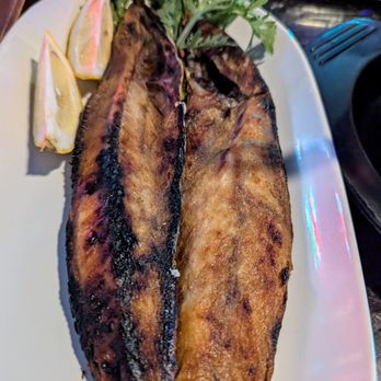 One Shot Pocha - Grilled Mackerel - Korean Near Me - Houston, Texas One Shot Pocha - Grilled Mackerel - Korean Near Me - Houston, Texas