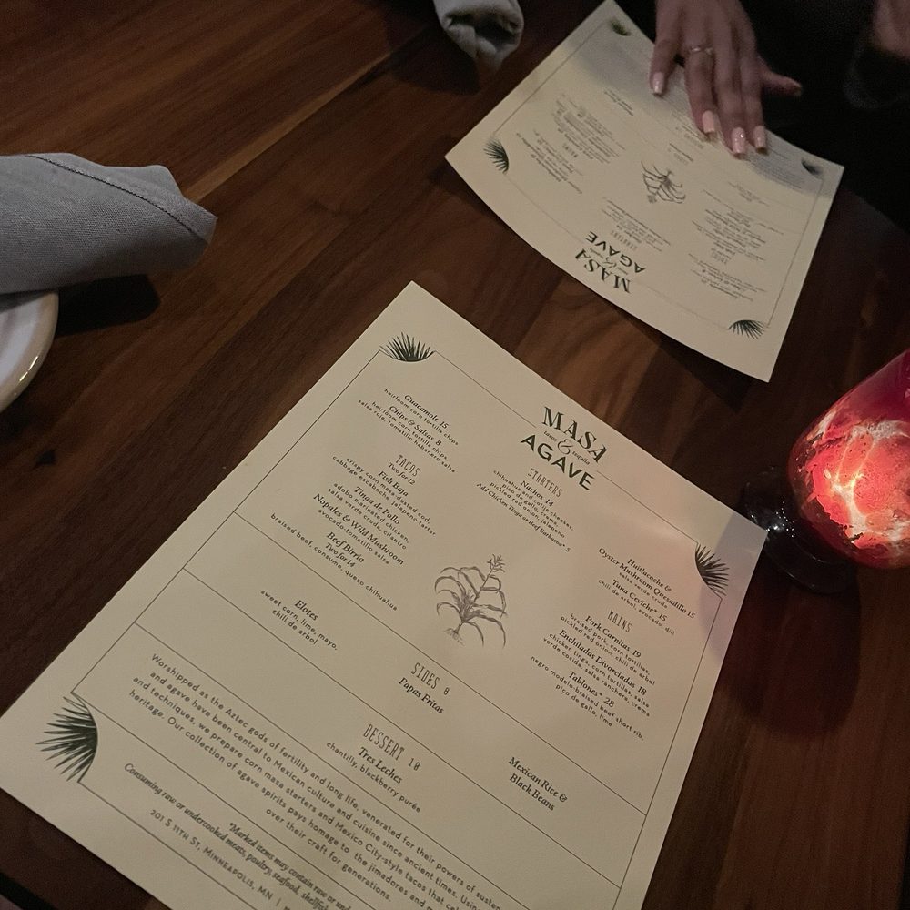Masa & Agave - Menu - Mexican Near Me - Minneapolis, Minnesota Masa & Agave - Menu - Mexican Near Me - Minneapolis, Minnesota