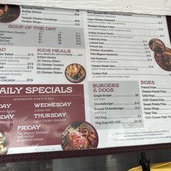 Wellington's Soup/Lobster Shack - Menu