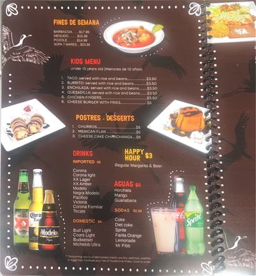 Menu photo 5 Las Garzas Hoover, AL
