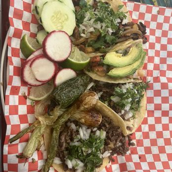 Chile Caliente - El pastor, shrimp and carne Asada tacos - Mexican Near Me - West Columbia, South Carolina