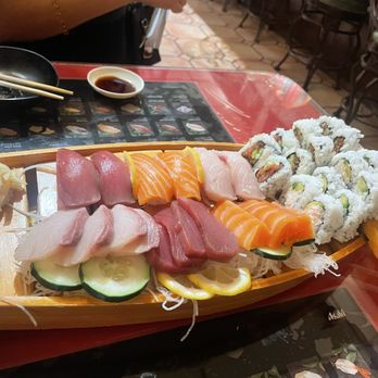 Bento Express - Sushi and Sashimi Combo Boat - Sushi Bars Near Me - Bakersfield, California