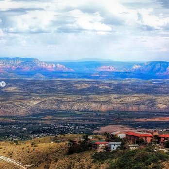 Wicked City Brew - The view from out front is amazing! - Wine Bars Near Me - Jerome, Arizona