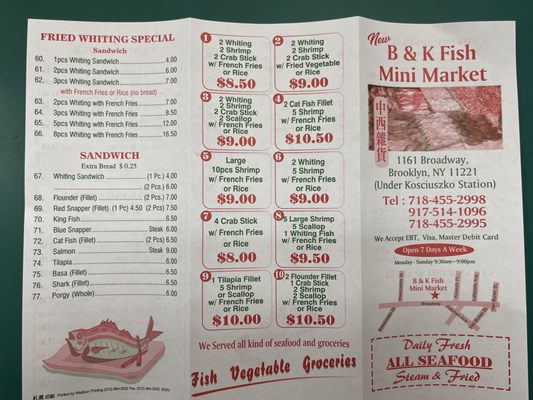 B & K Fish Mini Market