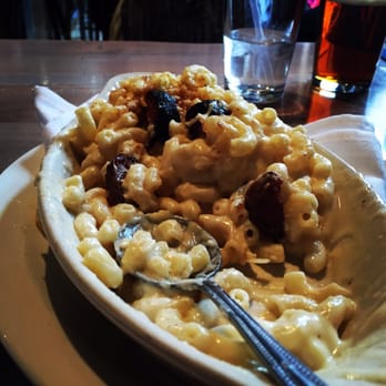 Wynkoop Brewing - Mac n cheese with elk sausage. - Pool Halls Near Me - Denver, Colorado