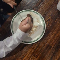 Central Buffet - We're working on his knife skills. He said his 2nd steak was a perfect med rare