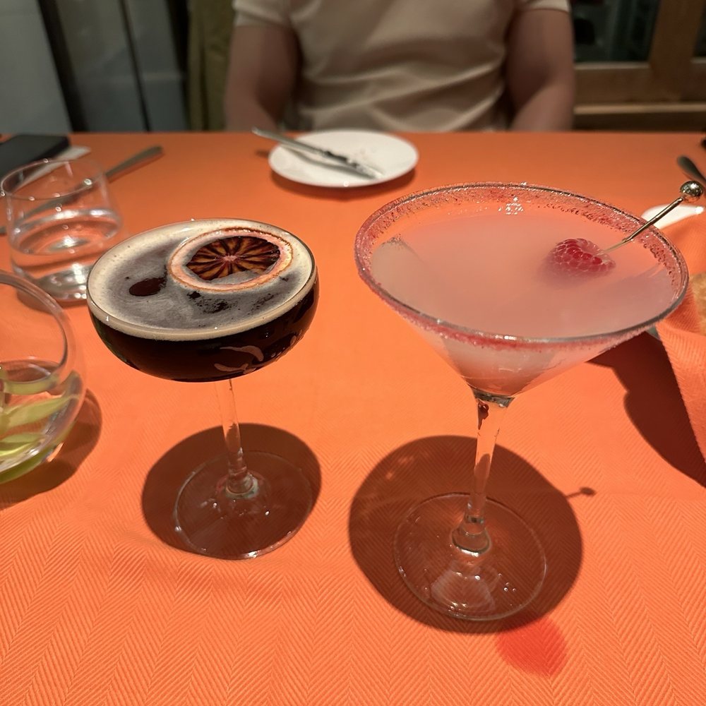 Sinatra - One for my baby (their version of espresso martini) & raspberry limoncello drop - Italian Near Me - Las Vegas, Nevada Sinatra - One for my baby (their version of espresso martini) & raspberry limoncello drop - Italian Near Me - Las Vegas, Nevada