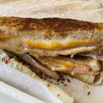 Grater Grilled Cheese - Build Your Own with Turkey and Chipotle Aioli - American Near Me - Irvine, California