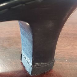 Famous Shoe Repair - Messy glue job