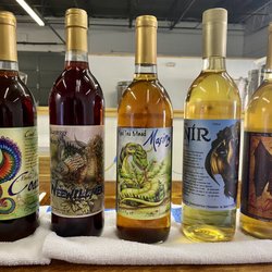 Dragon Fire Meadery - Dragon fire mead bottles available for sampling and purchase at Nordic Moon meadery in Ellington, CT next to cold creek brewery