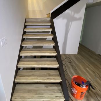 Towers Flooring - Stairway install nearing completion. - Flooring Near Me - Bakersfield, California Towers Flooring - Stairway install nearing completion. - Flooring Near Me - Bakersfield, California