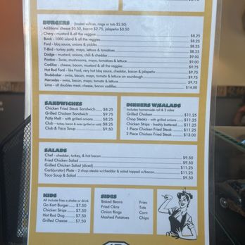 MG's - The menu (9/21/24) - Burgers Near Me - Sherman, Texas