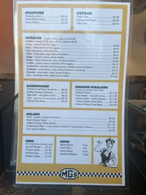 Menu photo 2 MG's Sherman, TX