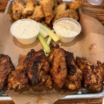 One Hot Mamas BBQ - 18 wings: 1/2 Italian Stallion - 1/2 Maui Wowii - Barbeque Near Me - Hilton Head Island, South Carolina One Hot Mamas BBQ - 18 wings: 1/2 Italian Stallion - 1/2 Maui Wowii - Barbeque Near Me - Hilton Head Island, South Carolina