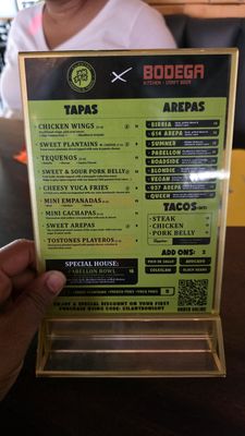 Menu photo 1 Bodega Columbus, OH