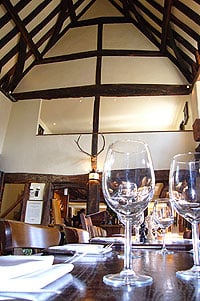 The White Hart at Fyfield by null