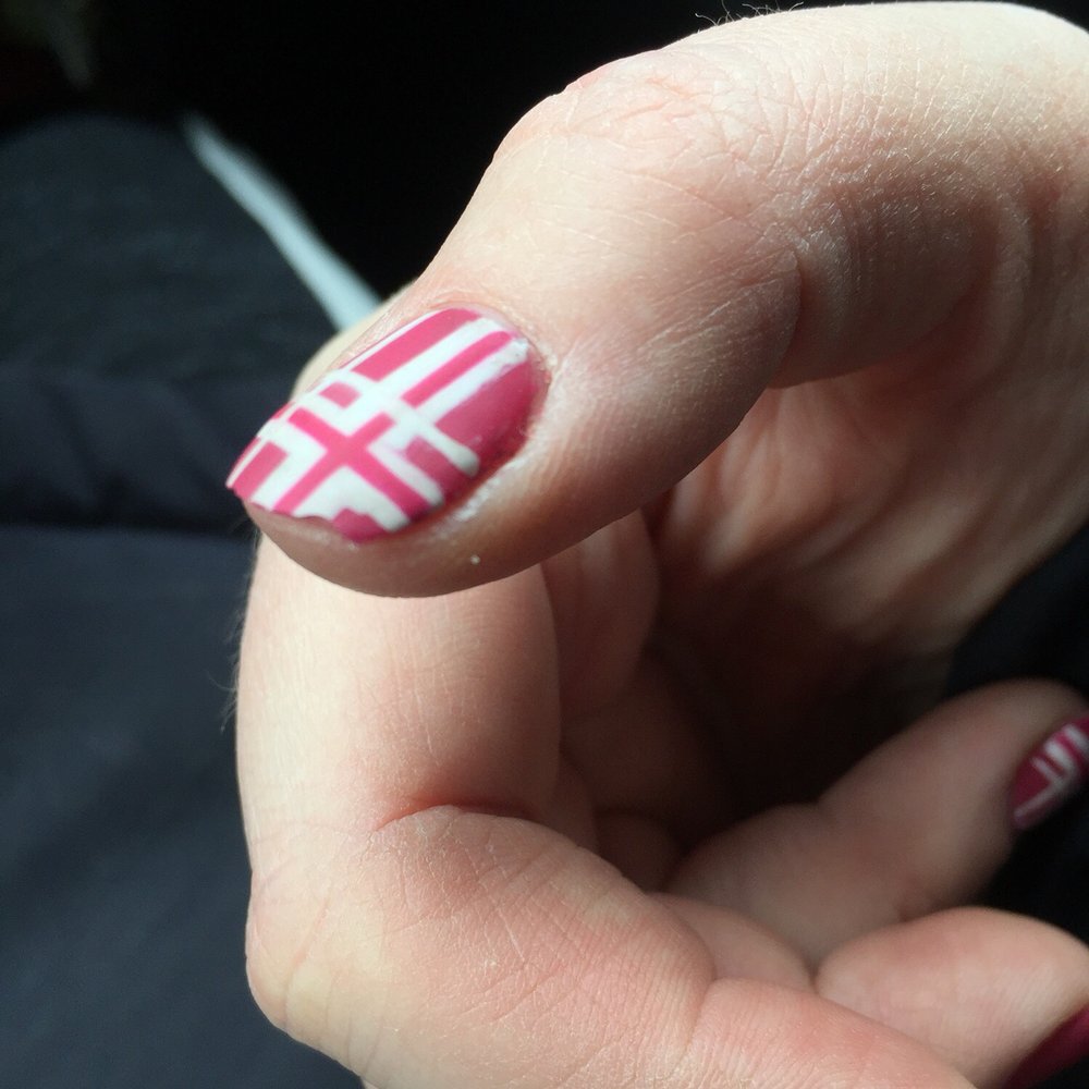 Day 2 and my nail is cracked!!! Garbage job! Day 2 and my nail is cracked!!! Garbage job!