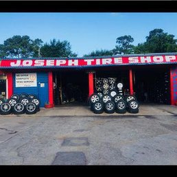 Exterior outside entrance of Joseph Tire Shop - Houston, Texas Exterior outside entrance of Joseph Tire Shop - Houston, Texas